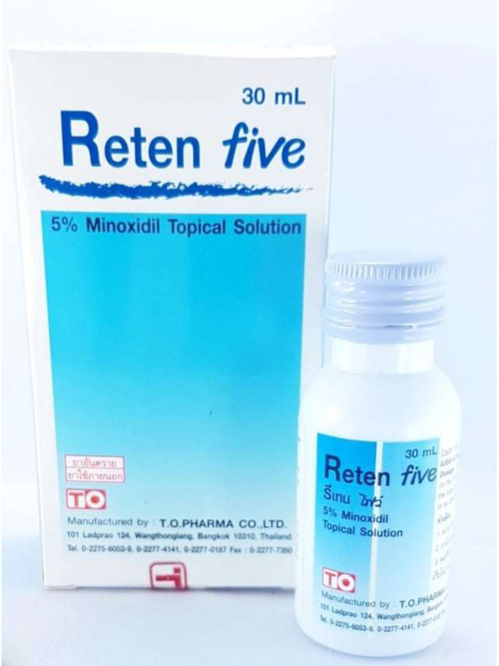 Reten Five 5% Minoxidil Topical Solution Spray 60 ml (Spray)